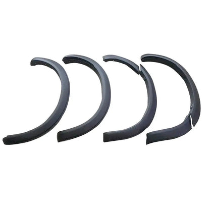 Isuzu D-Max (21-On) Matte Black Smooth Plastic Wheel Arch Kit