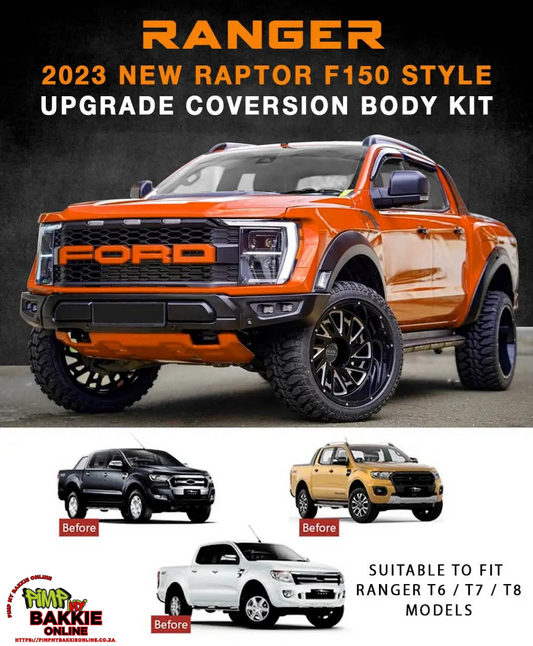Ranger 2023 New Raptor F150 Style Upgrade Conversion Body Kit