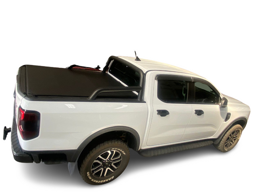 ALUMINIUM FRAME CLIP IN TONNEAU COVER Ford Ranger Double cab Next Gen 2023+ with OE roll bar