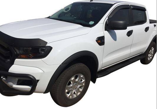 Ford Ranger T6 Facelift -T7 - T8 Slimline Fender Flares / Wheel Arches 2016+

Not PDC Friendly 6 Pieces
We will not warrant DIY fitments
Fender flares, also known as wheel arches, are essential automotive accessories designed to enhance both the functiona