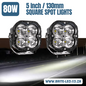 80W 5 INCH LED Spot Lights (PAIR)