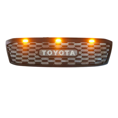 Toyota Hilux Vigo(2005-2010) Top LED Grill Matt Black