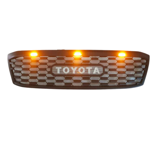 Toyota Hilux Vigo(2005-2010) Top LED Grill Matt Black
