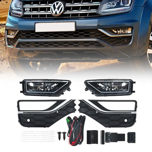 VW Amarok (17-22) OEM Style Fog Lamps & Covers