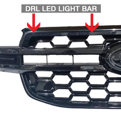 Ranger Next Gen (22-On) Gloss Black DRL LED Upgrade Grille