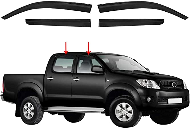 Toyota Hilux Vigo/ Vigo Champ (2005-2015) Weather GuardsDouble