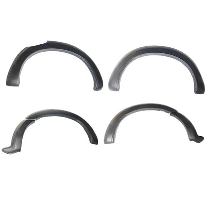 Isuzu D-Max (21-On) Matte Black Smooth Plastic Wheel Arch Kit (6-Inch)