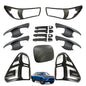 Toyota Hilux (15-19) Matte Black Accessory Kit (17-Piece)