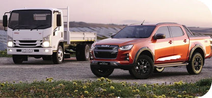 Isuzu D-Max (21-On) Matte Black Smooth Plastic Wheel Arch Kit