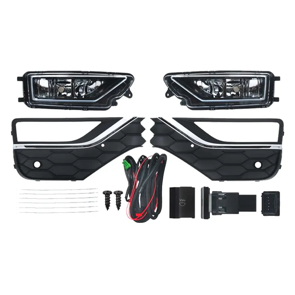 VW Amarok (17-22) OEM Style Fog Lamps & Covers