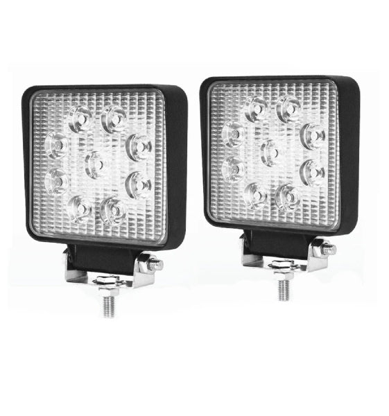 Work LIGHT 27W LED Square Set Off 2