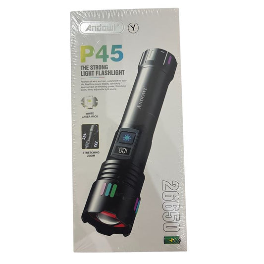 Led Tactical flashlight powerful rechargeable LED: GT20W.