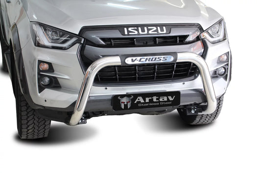 Isuzu Gen 7 VCROSS Branded PDC Nudge Bar Stainless